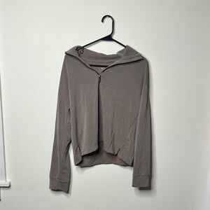 Althleta Tan Quarter Zip Up